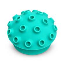 6PCS,Silicone Suction Cup Sensory Stone Fidget Toy, Palm Press Massage Stress Relief Desk Toy, Mini Hook & Cell Phone Stand, Portable Handheld Sensory Toy, 6 Color Options - Multicolor - View 9