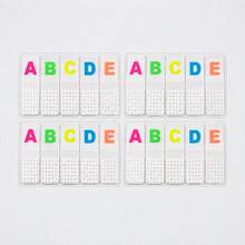 10-Pack Colorful PET Index Tabs Sticky Notes, 1000 Sheets Multi-Shape Writable Waterproof Bookmark Stickers, Removable Strong Adhesive Page Markers, Student Study Notes Office Supplies - one-size - View 11