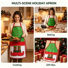 The Grinch 1pc Christmas Series Printed Apron, Waterproof & Stain-Resistant, Creative & Funny Kitchen Apron, Christmas Decoration - Multicolor - View 4