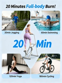 1 Piece Foldable Vertical Climber‑With Support Handles, Adjustable Height, Sturdy Metal Frame, Space‑Saving, Full‑Body Home Fitness Equipment, Suitable For Home Gym Workout - Multiple Specifications - View 7