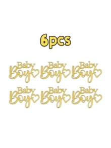 6 pcs Topper Cupcake Akrilik Mini Happy Birthday untuk Dekorasi Dessert dan Perlengkapan Pesta - View 8
