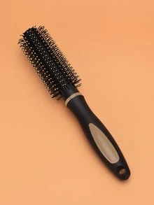 1pc Portable Hair Brush Home Use Air Cushion Round Barrel Styling Roller Brush - Multicolor - View 1
