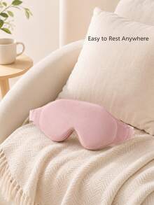 3D Contoured Sleep Mask, Memory Foam Zero Pressure Blackout Sleep Mask, Adjustable Strap Soft Travel Nap Eye Mask, 3 Colors Available, Suitable For Home, Office, Airplane Use - Multicolor - View 7