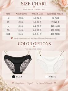 Personalized Underwear, Customized Sexy Bridal Lingerie Party Gift, Personalized White Lace Bridal Thong, Suitable For Valentine's Day, Wedding Lingerie Party - Multicolor - View 8