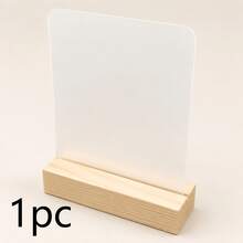 1pc DIY Acrylic Nail Sample Display Board, Transparent Design, For Displaying Gel Nail Polish Colors, Portable Nail Gel Color Rack - Brown - View 10