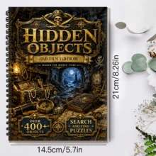 Pirate Treasure Hunt Discovery: 400+ Hidden Objects, Search & Color 2-In-1 Coloring Painting - HCYPSZ205-6 - View 8