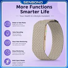 SENBONO Smart Bracelet With Recording Function, Multi-Sport Modes, Fitness Tracker Band, 24H Sleep Tracker,All-Day Continuous Heart Rate Blood Oxygen Monitor, Lightweight Body - Fashionable Multi-Functional Smart Watch - View 7