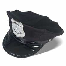 1pc Women's Police Hat Work Hat Carnival Cosplay Officer Hat Unisex - A - View 13