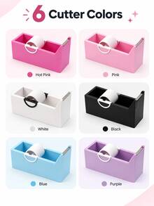 1pc Eyelash Tape Cutter, Eyelash Tape Dispenser, Professional Eyelash Extension Tape Holder, Eyelash Extension Tape Cutting Tool, Portable Eyelash Tape Storage Box, Suitable For Eyelash Extensions, Eyelash Technicians, Beauty Salons, Home Studios, Travel, Christmas Gift - Multicolor - View 2