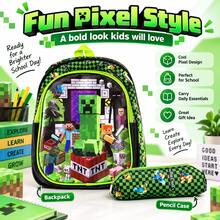 Roblox New 3PCS Anime Combination Backpack Set Includes Backpack, Crossbody Bag, Pencil Case, Adjustable Shoulder Straps, Zipper Design, Unisex, Suitable For School, Travel, Camping, Perfect Gift For Christmas, Birthday, Back To School Season - A - View 6