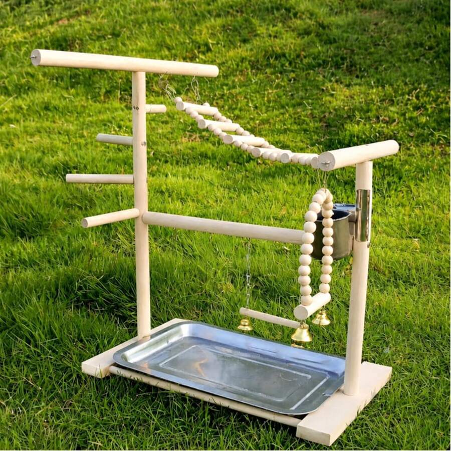 Domestic Parrot Toy Cage Interior Decoration Sleeping Nest Platform Stand Assembly Parrot Stand - View 1