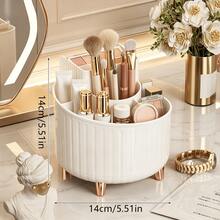 Tempat Kuas Makeup Putar, Tempat Pena, Ember Penyimpanan, Organizer Kosmetik Meja, Kotak Penyimpanan Alat Tulis Kantor - MultiWarna - View 2