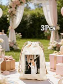 Personalized Photo Custom Drawstring Bag, Reusable Custom Pattern Storage Bag, Multi-Functional Portable Phone Travel Party Bag, Suitable For Family Friends Lovers Birthday Anniversary Valentine's Day Wedding Holiday Gifts - Multicolor - View 11