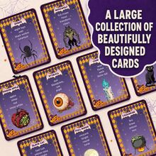 Don't Say The Words Halloween Themed Card Game, Exciting Word Guessing Game Deck, Wonderful Gift For Christmas, Game Party, Campus Gathering, Interactive Social Entertainment For Friend Groups - Multicolor - View 6