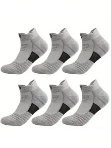Cushioned Sports Short Socks, Breathable Moisture-Wicking, Anti-Slip Arch Support, Running Training Fitness Sports Socks - Multicolor - View 5