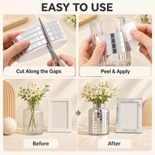 لفافة ملصقات مرآة فسيفساء ذاتية اللصق، مربعات مرآة زجاجية صغيرة 5 مم، مناسبة ل- DIY كرة الديسكو، الحرف اليدوية، المزهريات، الجدران وديكور المنزل - متعدد الألوان - مشاهدة 6