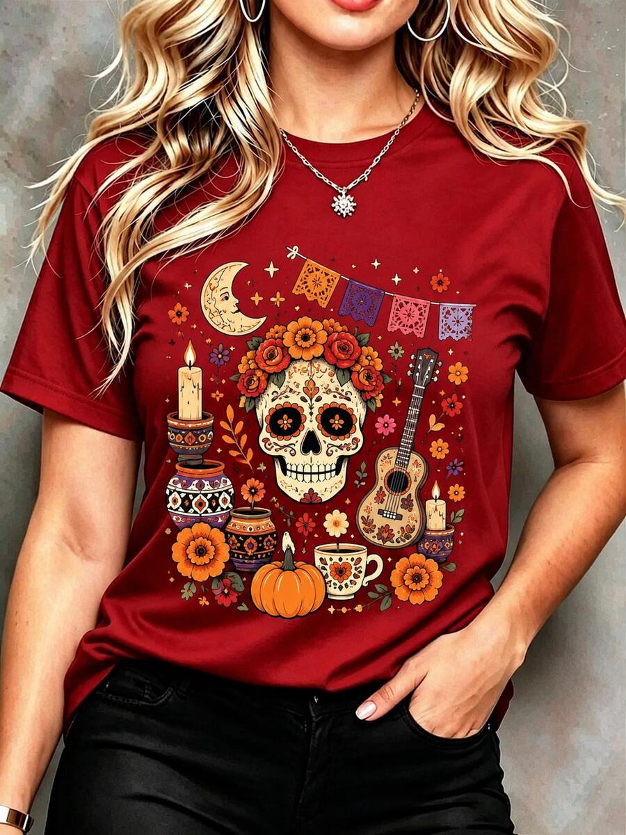 Women T-Shirts - Red - View 1