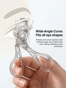 1pc/2pcs Portable Wide-Angle Eyelash Curler With Built-In Comb, Suitable For All Eye Shapes. No Battery Required, Easy To Use, Even Beginners Can Easily Master. Curl, Shape, Lift Eyelashes Without Damaging Them. Designed Specifically For Women. - Multicolor - View 7