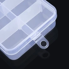1pc Transparent Storage Box | Can Store Screws, Jewelry, And Other Small Items | Made Of Durable Transparent Shell With Secure Compartment Dividers, Storage Solution | Space-Saving Organizer | Transparent Plastic Shell, Convenient For Organizing Hardware Accessories, Especially Suitable For Back To School Season, Home, Office Or Travel Scenarios - Multicolor - View 5