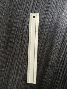 1件金屬鋁尺 15/20/30cm可選，辦公測量繪圖文具，學生用品尺 - 單件 - 查看 15