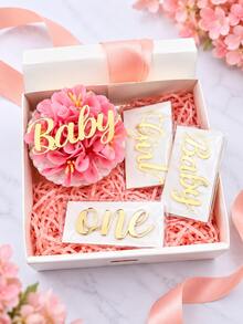 6 pcs Topper Cupcake Akrilik Mini Happy Birthday untuk Dekorasi Dessert dan Perlengkapan Pesta - View 3