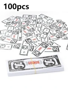 1pc Super Money Gun Toy, Fake Cash Prop Launcher, Handheld Cash Dispenser Simulator, Suitable For Parties, Halloween Decor, Weddings, Birthdays And Holiday Celebrations (Includes 100pcs Prop Bills) - Multicolor - View 14