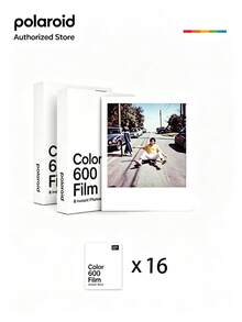 Polaroid Film 600 dengan bingkai putih, desain tepi putih, dan teknologi pengembangan canggih. Tangkapan instan, merekam setiap momen kehidupan. - View 13