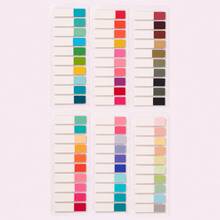 6 Packs 1200pcs Translucent Sticky Note Index Tabs, 10 Colors Writable Reusable Page Markers With Ruler Bookmark, Student Reading Marking Office Classification Stationery - one-size - View 9