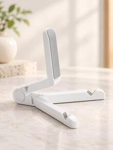 Foldable Tablet Stand, Adjustable Multi-Angle Desktop Tablet Holder, 1pc Portable Folding Phone And Tablet Stand With Anti-Slip Pad, Universal Desktop Stand Compatible With 4-10 Inch Tablets And 4-7 Inch Smartphones, Hands-Free Viewing For Office, Study, Travel - Multicolor - View 14