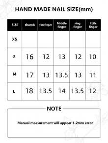 Rhinestone Nail Art, Y2K1 Style Nail Set, Handmade Medium-Long Coffin Shape False Nails, Decorated With Colorful Rhinestones, Bows And Other Exquisite Decorations, Suitable For Women As A Gift, Applicable For Parties Or Daily Wear - Silver - View 8