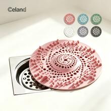 Anti-Clogging Drain Cover For Bathroom Sink And Water Pipe, Odor-Proof Sealing Cap, Silicone Drain Cover For Sink, Bathroom Drain Hair Catcher Filter, Kitchen Sink Filter Strainer - Multicolor - View 1