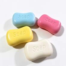 1pc Cute Soap-Shaped Squishy Toy, Soft Slow Rebound Soap Stress Relief Fingertip Toy, Mini Macaron Color Soap Decompression Hand Toy, Cute Daily Sensory Toy, Children's Party Favor And Anxiety Relief Desk Gift, Perfect For Autumn, Halloween And Christmas Gifts - Multicolor - View 4