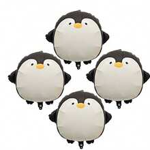 2/4pcs 22 Inch Matte Penguin Foil Balloons, Cute Penguin Balloons, Suitable For Birthday, Graduation, Wedding Celebration - Abundant Party Decoration, Event Balloons | Durable Party Balloons - View 8