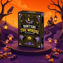 Don't Say The Words Halloween Themed Card Game, Exciting Word Guessing Game Deck, Wonderful Gift For Christmas, Game Party, Campus Gathering, Interactive Social Entertainment For Friend Groups - Multicolor - View 9
