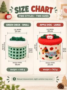 Dopamine Style Storage Basket With Lid, Suitable For Home Decor Or As Christmas And Halloween Gift Basket; Gift Packaging And Candy Storage, Living Room Multi-Functional Storage Bucket, Can Store Snacks, Toys, Remote Controls And Miscellaneous Items - Multicolor - View 8
