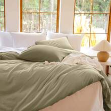 POLIGONO Duvet Covers Sets - Beige - View 3