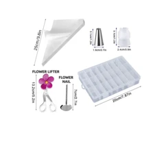 85pcs Cake Decorating Tools, Includes 50 Thickened Piping Bags, 31 Piping Tips, 2 Couplers, Piping Nails, Piping Scissors And Other Piping Tools, With Storage Box, Suitable For Home Baking, Butter Cream Frosting DIY - View 4