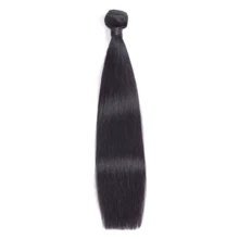 Straight Bundles Human Hair 12 14 16 Inch Human Hair Bundles 100% Human Hair Straight Weave Bundle Human Hair Bundles Real Natural Hair Extensions - Natural Black - View 7