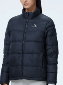 CAMEL CROWN Down Jacket, Windproof Jacket, Men's And Women's Three-In-One Winter Fleece-Lined Thick Coat, Mountaineering Clothing - Phantom Black - View 2