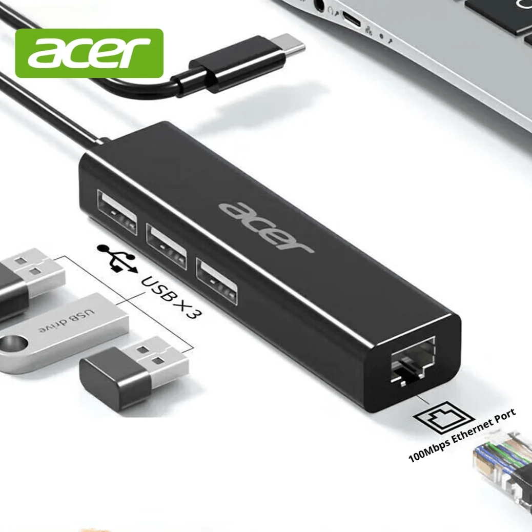 Acer Type-C To Ethernet Adapter USB Hub Docking Station For IPad ...