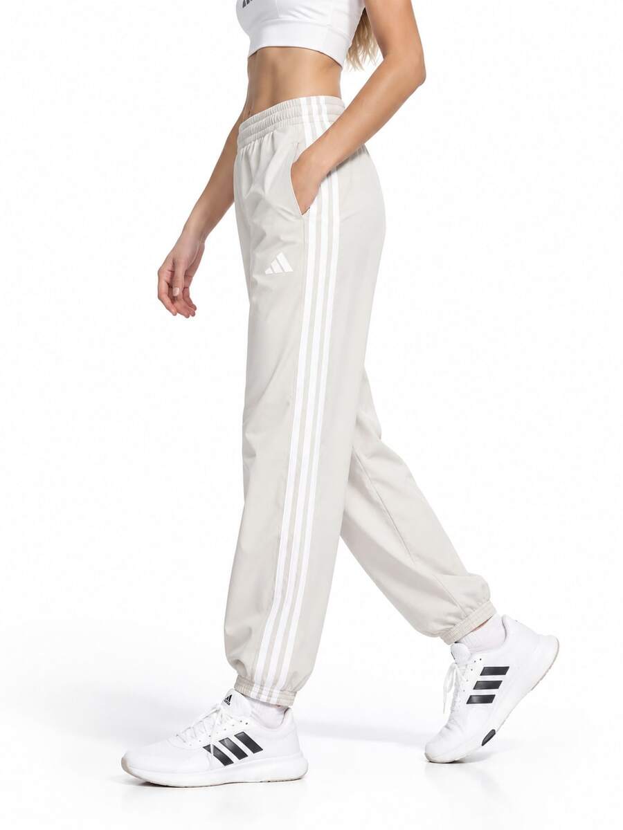 Adidas Celana Jogger Tenun Olahraga Wanita Clover, Cepat Kering, dan Bernapas - Warna aprikot - View 1