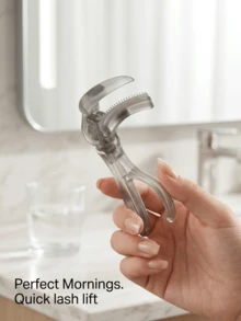 1pc/2pcs Portable Wide-Angle Eyelash Curler With Built-In Comb, Suitable For All Eye Shapes. No Battery Required, Easy To Use, Even Beginners Can Easily Master. Curl, Shape, Lift Eyelashes Without Damaging Them. Designed Specifically For Women. - Multicolor - View 4
