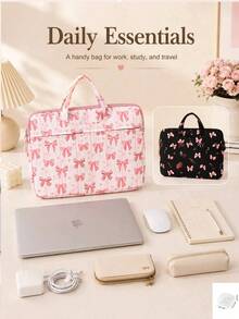 12-14.6 Inch Laptop Sleeve, No Shoulder Strap, Compatible With Chromebook HP, Waterproof Laptop Carrying Case, Independent Side Pocket Design, 360° Protection - Multi-color - View 10
