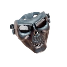 M02 Skull 2nd Generation Outdoor Hunting Full Face Protective Mask, Real-Life CS Protective Mask, Halloween Mask, Metal Mesh Eye Protection, PP Material, Wear-Resistant, Lightweight, Loose Fit, Comfortable Wear, No Head Pressure - Multicolor - View 10