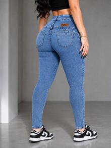 RC Romero Collection Women Jeans - Dusty Blue - View 1