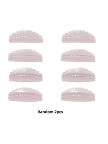 8/2pcs Self-Adhesive Eyelash Lifting Pads, Glue-Free Eyelash Curler, Reusable Soft Curl Beauty Tool, Pink - Pink - View 8