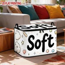 Clothing And Medicine Storage Box, Creative TNT Fun Storage Box, First Aid Medicine Storage Bag, Foldable With Lid Large Capacity Home Clothing Storage Organizer, Zipper Storage Box, Quick-Pull Foldable Bag, Blanket Organizer Bag, Bathroom Storage Box, Home Gift, Guest Room Storage, Wardrobe Organizer Box, Household Essential, Moving Day Must-Have, Dorm Storage, Back To School Gift, Perfect Gift - Multicolor - View 13
