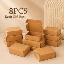 10pcs Cardboard Boxes, Multiple Sizes Available, 3-Layer Corrugated Cardboard Boxes, Shipping Boxes, Postal Cartons, Express Packaging Boxes, Suitable For Retail Product Packaging For Individual Small Businesses, Mailing And Shipping - Packaging Box - View 11