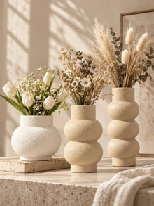 Vase, Home Decor, Living Room Tabletop Ornament, Decorative Vase, Modern Country Style Centerpiece, Kitchen Shelf, Coffee Table, Dining Room, Bathroom, Home Shelf Decoration. - Multicolor - View 12
