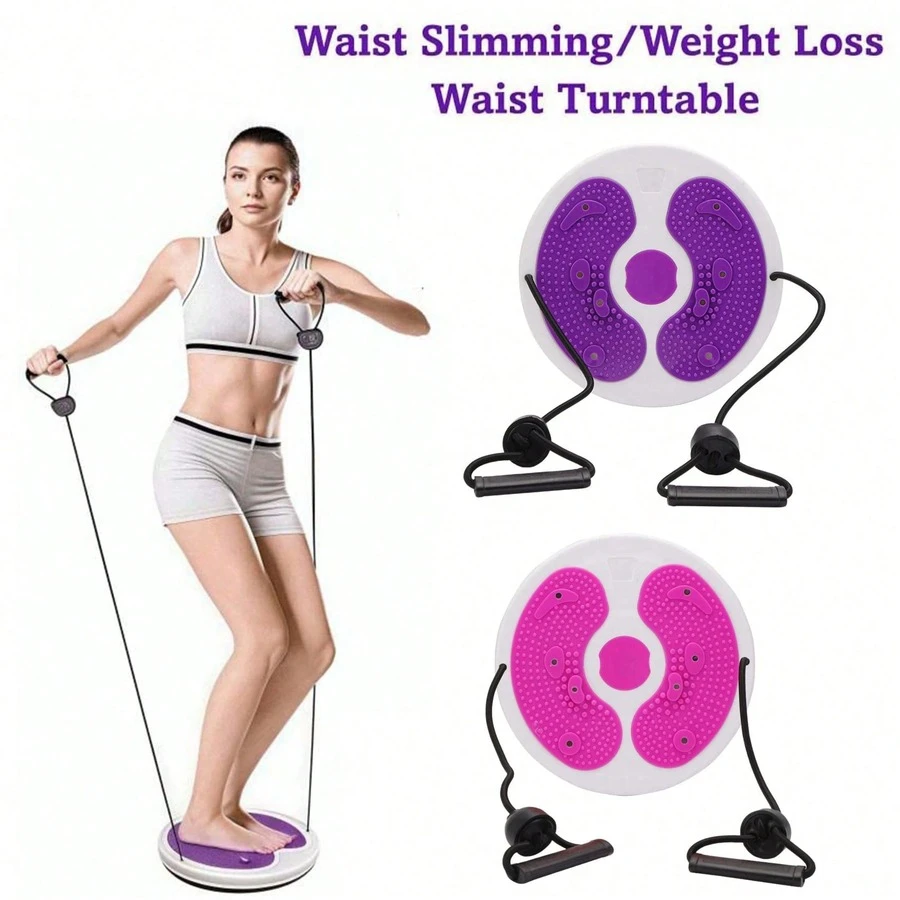 Alat Putar Pinggang, Papan Keseimbangan dengan Pijat Kaki Tali Serut, Cocok untuk Peralatan Kebugaran di Gym atau Rumah, Dapat Digunakan untuk Pilates dan Yoga - MultiWarna - View 1